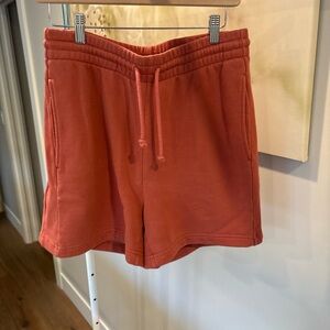 TNA Drawstring Cozy Boyfriend Fleece Shorts - Medium